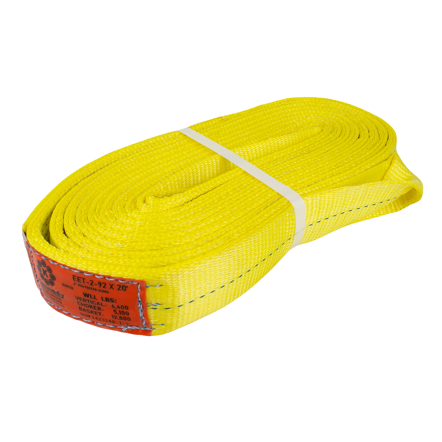 KWRS Polyester 2-Ply Eye & Eye Lifting Slings