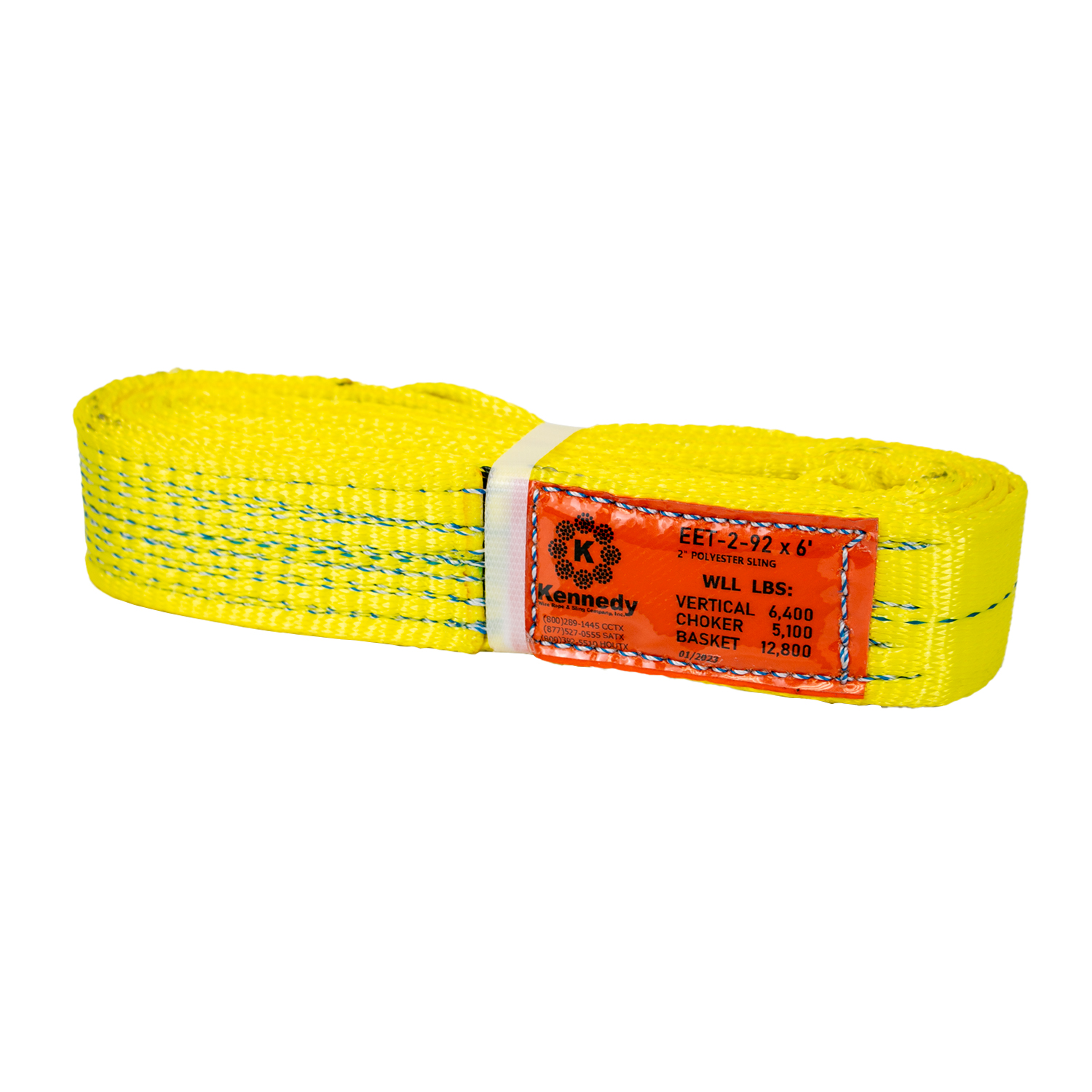 KWRS Polyester 2-Ply Eye & Eye Lifting Slings